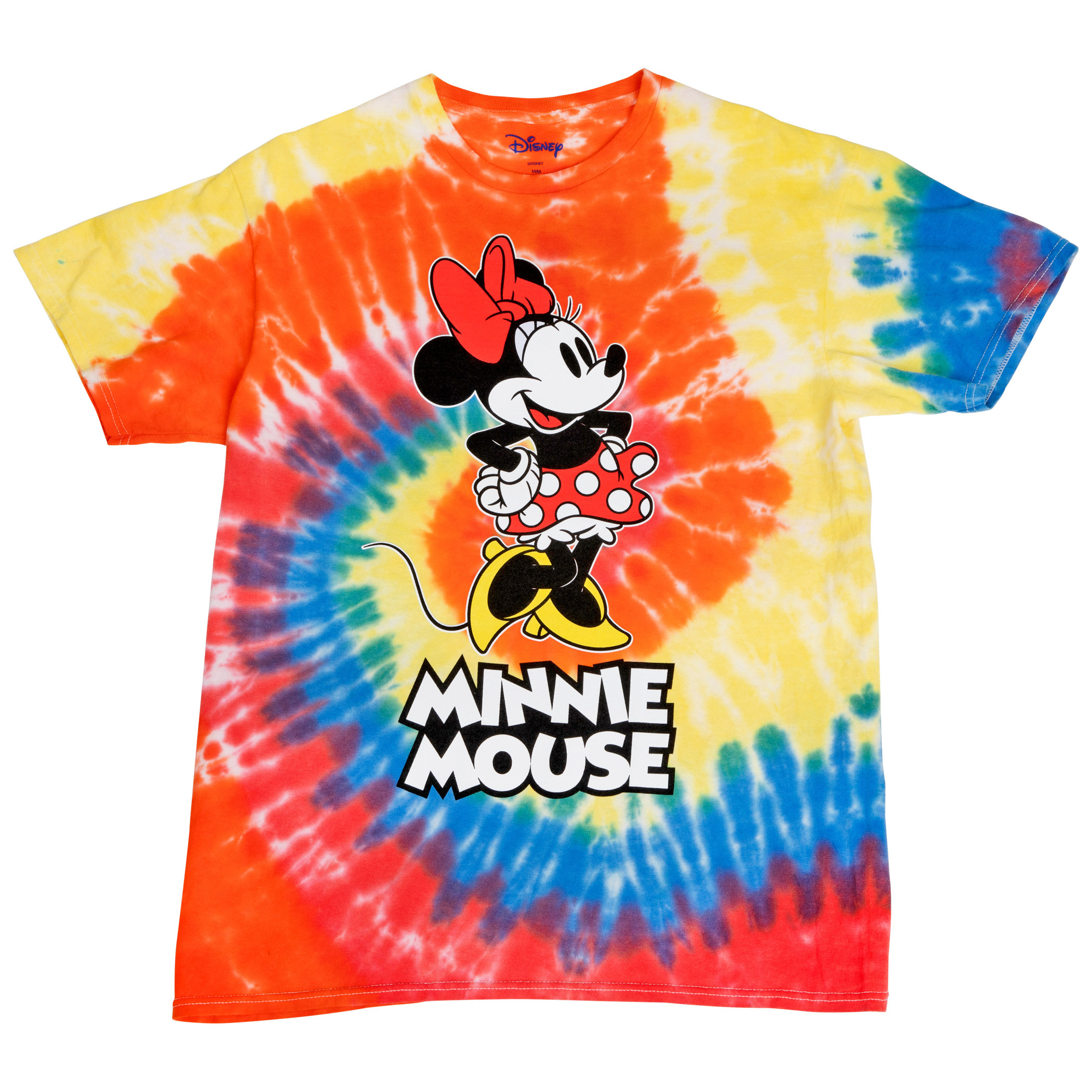 Minnie Mouse Character Women's Tie Dye T-Shirt